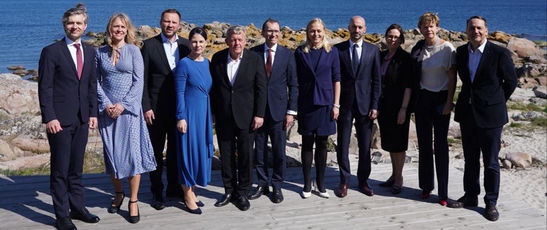 Minister Radosław Sikorski uczestniczył w spotkaniu szefów dyplomacji państw nordyckich, bałtyckich i Trójkąta Weimarskiego na Bornholmie