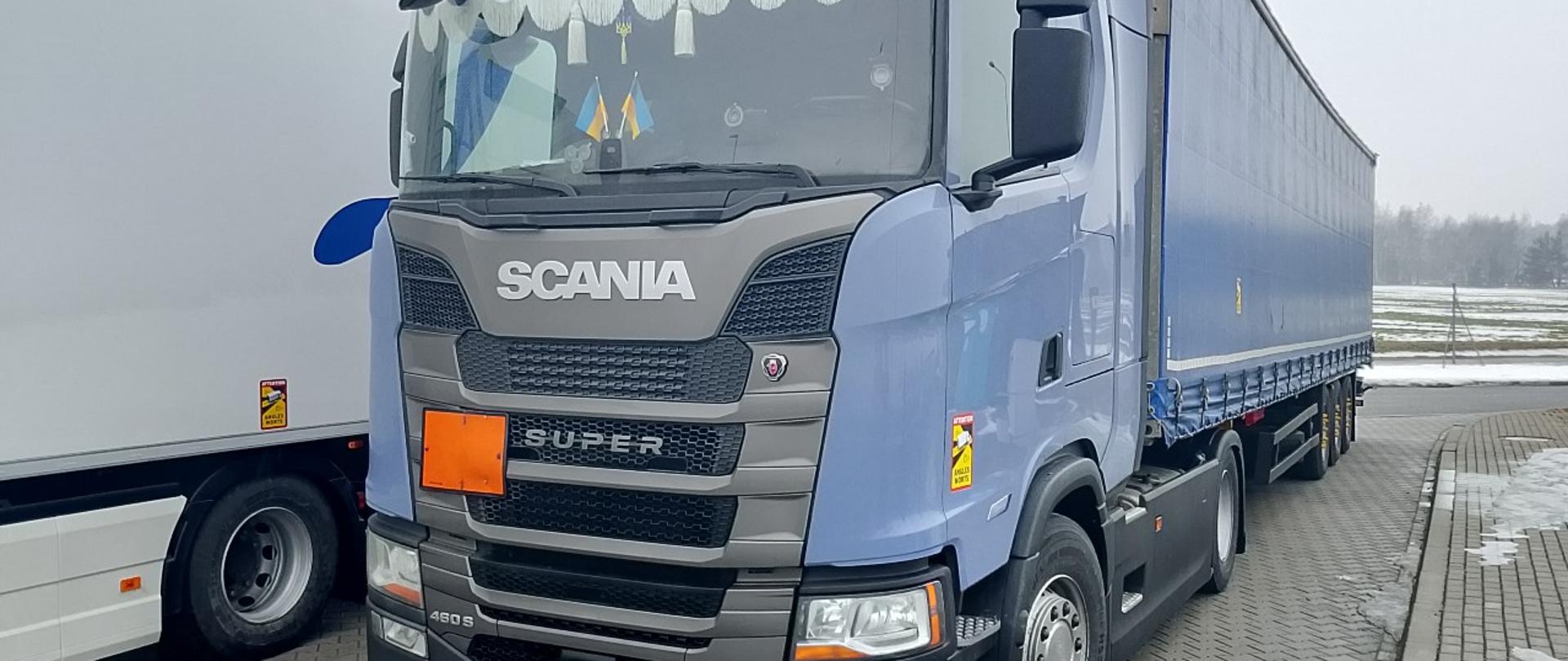 Kontrola zespołu pojazdów przewożących materiały niebezpieczne