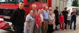 Strażacy w Dziennym Domu Seniora+ w Mławie.
