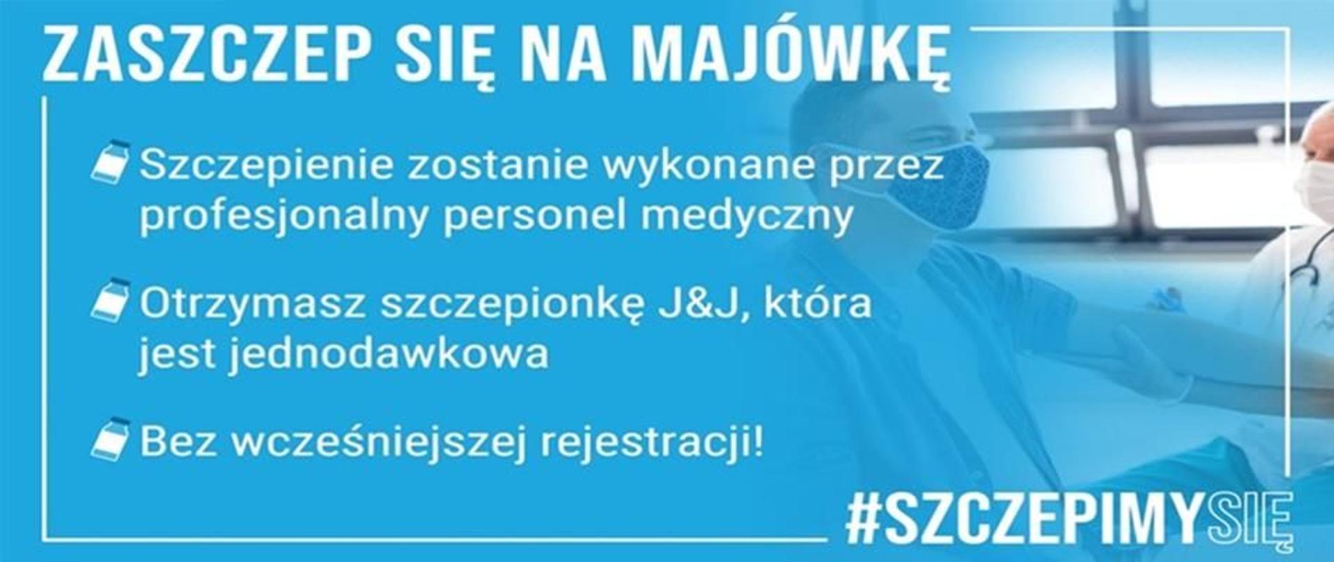 Obraz promujący szczepienia w kierunku SARS-CoV-2