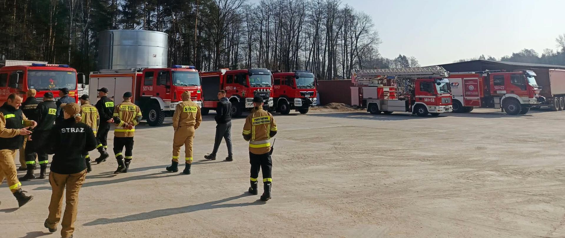 Ćwiczenia na obiekcie w Starym Skarżynie
