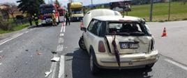 Zdarzenie drogowe DK 75 - Uszew