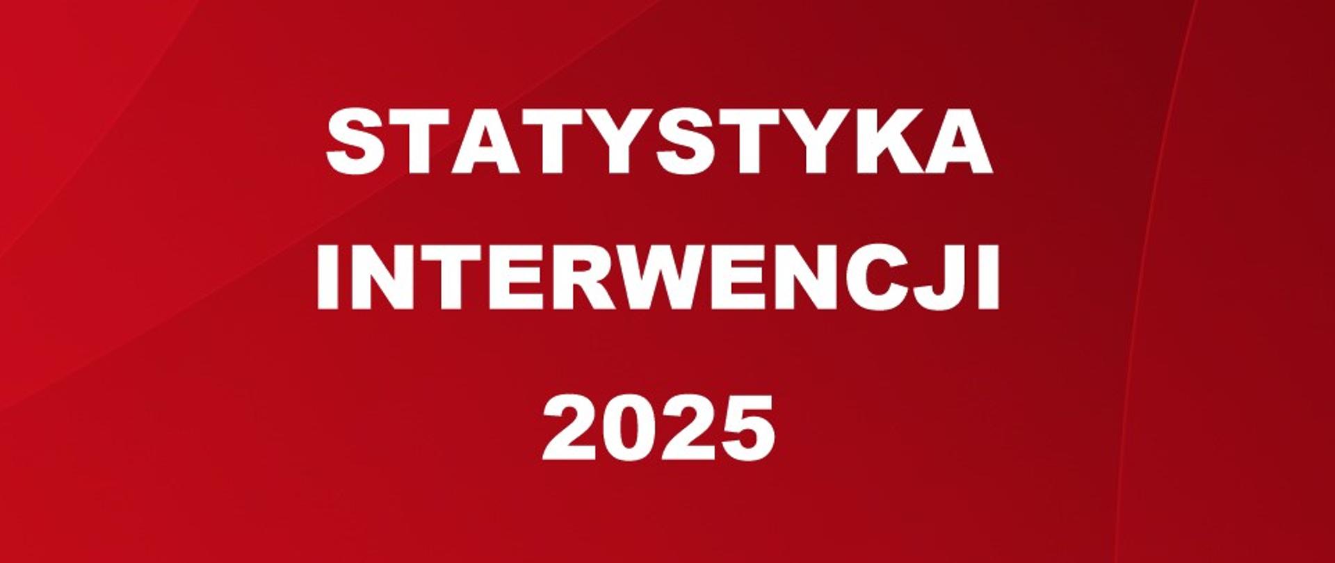 Statystyka interwencji 2025