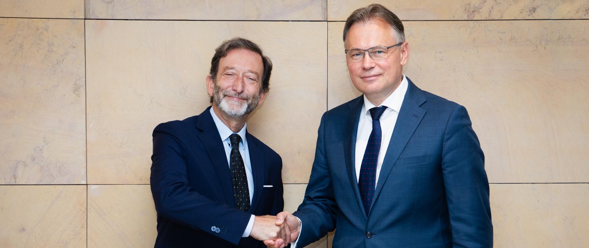 Secretary of State Arkadiusz Mularczyk meets German Ambassador Designate to Poland Viktor Elbling