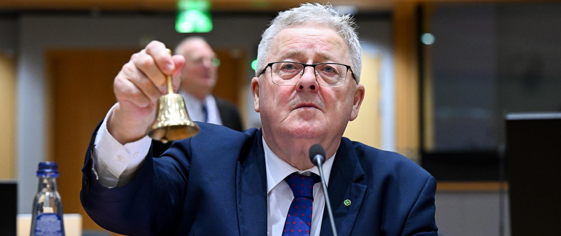 Agriculture and Fisheries Council in Brussels chaired by Minister Czesław Siekierski (fot. PAP)