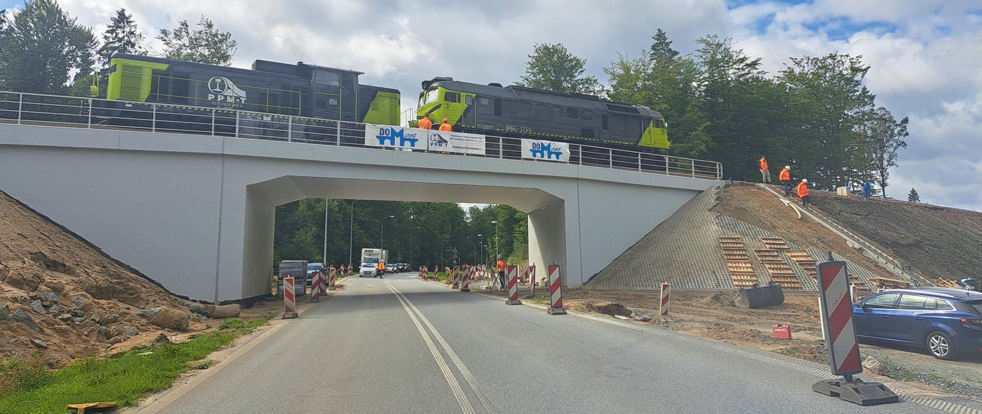 Nowy wiadukt kolejowy w Kartuzach