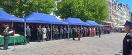 Zaproszeni goście podczas Wojewódzkich obchodów Dnia Strażaka w Gdańsku