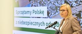 Na zdjęciu: Paulina Hennig-Kloska, ministra Klimatu i Środowiska.