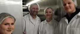Uczniowie technikum żywienia człowieka i usług gastronomicznych podczas wycieczki zawodowej