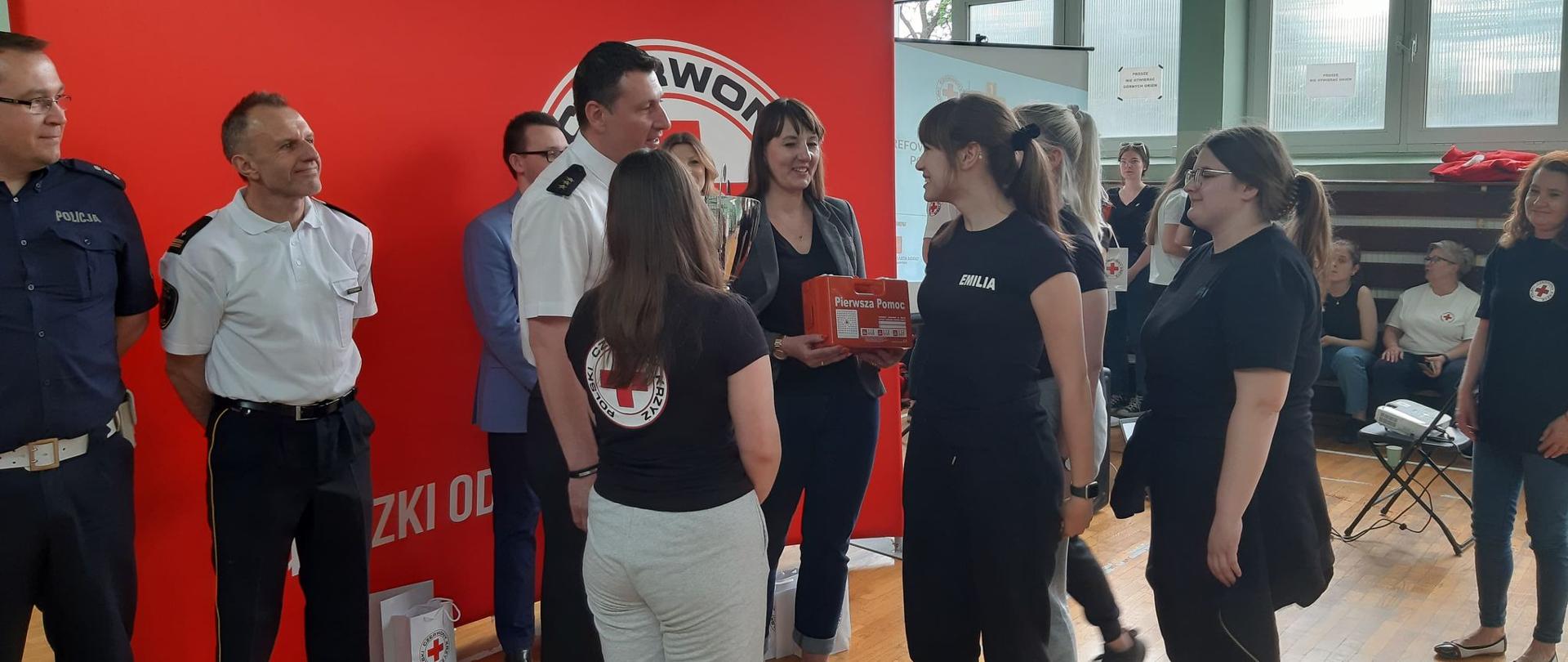 Wręczenie nagród za udział w zawodach