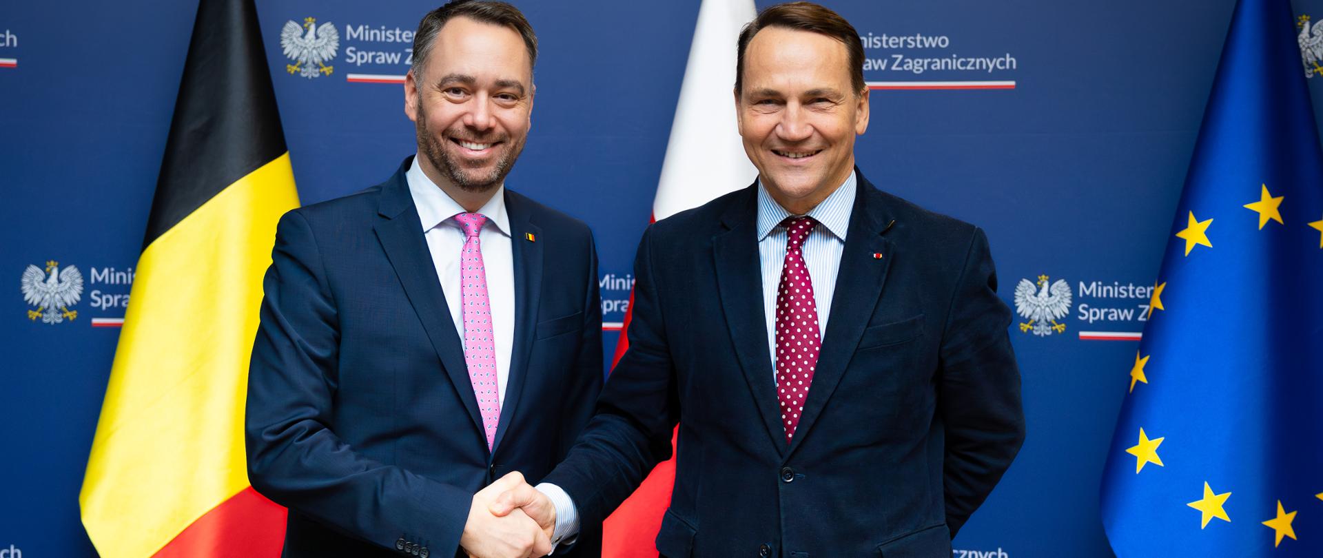 Spotkanie szefów polskiej i belgijskiej dyplomacji 