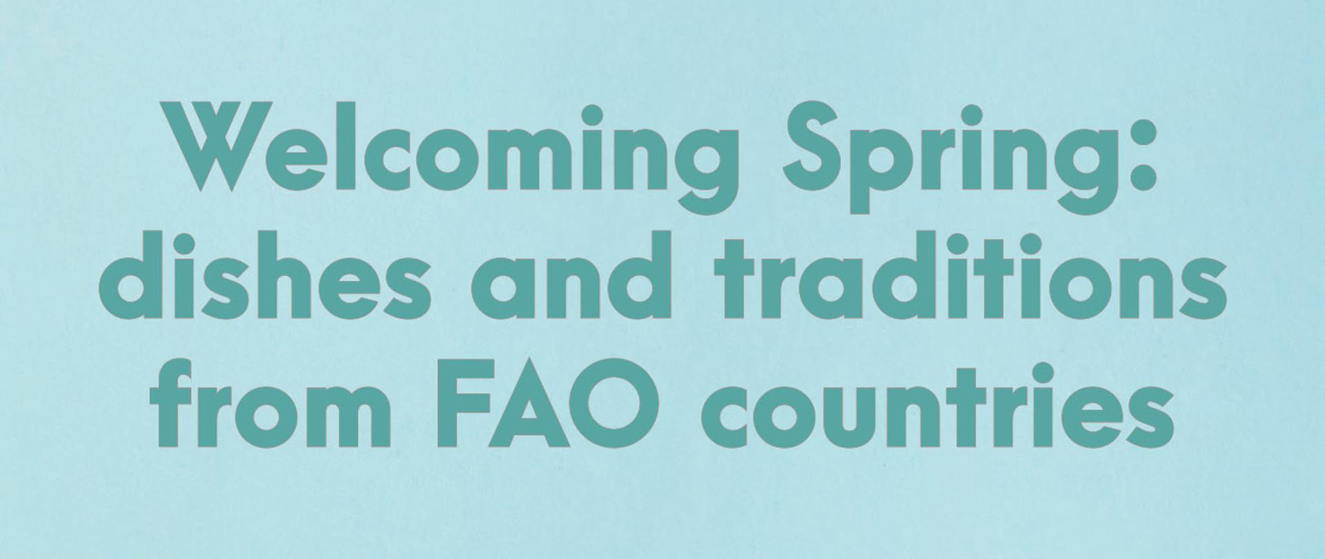 FAO e-book potrawy, tradycje wielkanocne