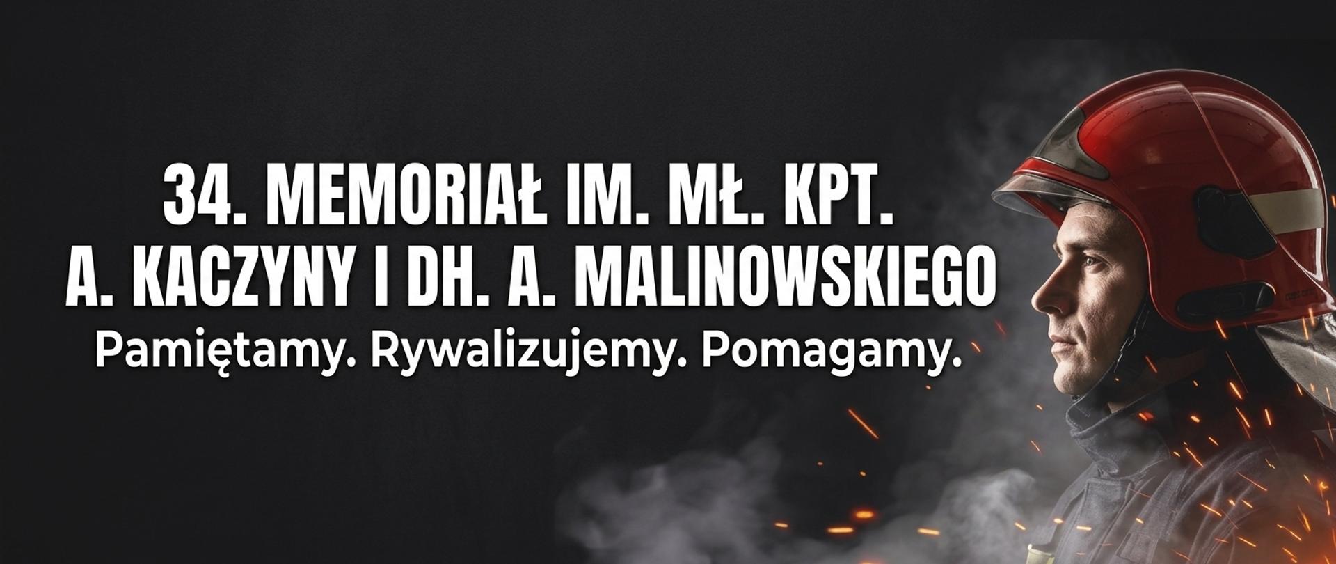 34. Memoriał im. mł. kpt. A. Kaczyny i dh. A. Malinowskiego