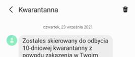 Jest to próba wyłudzenia danych osobowych. Prosimy nie otwierać linku wskazanego w wiadomości. Inspekcja sanitarna nigdy nie wysyłała, ani nie wysyła wiadomości z przekierowaniem do stron.