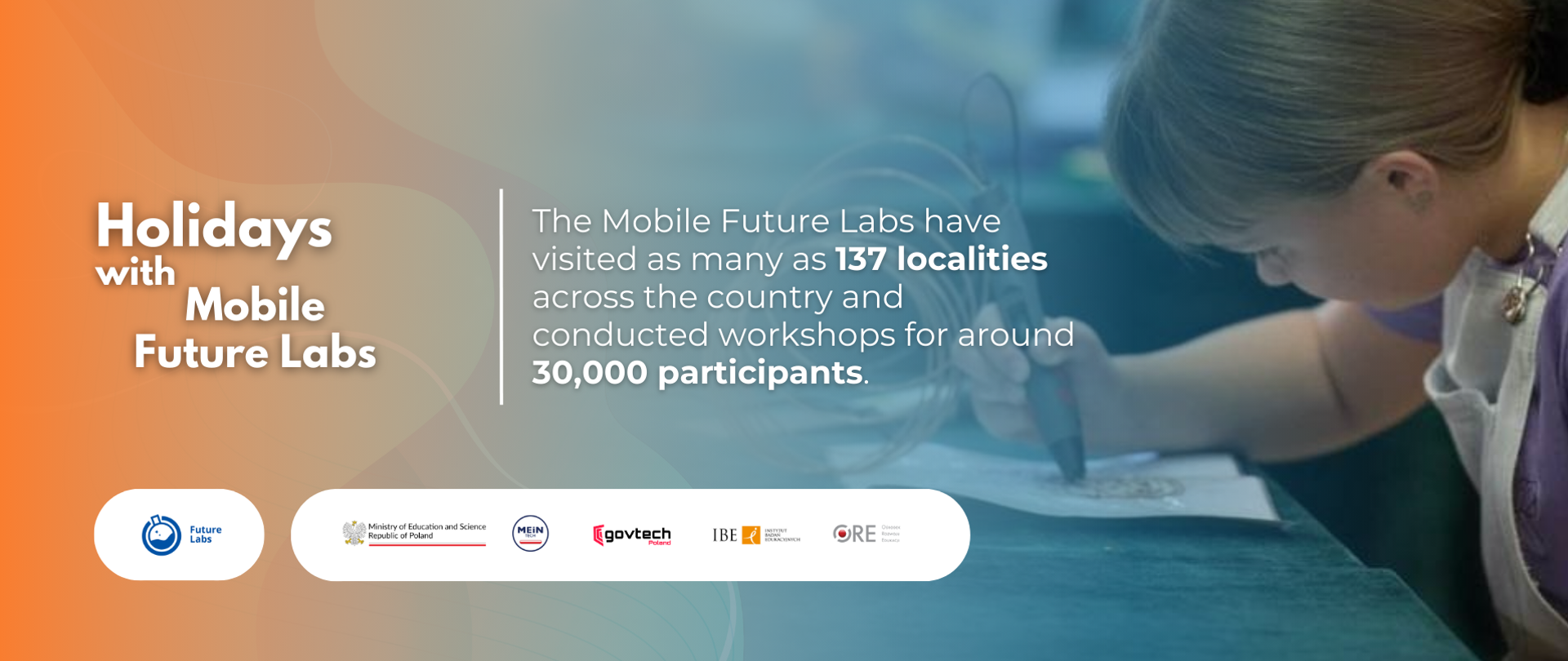 Holidays with Mobile Future Labs
The Mobile Future Labs have visited as many as 137 localities across the country and conducted workshops for around 30,000 participants.