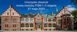 Budynek dawnego szpitala św. Doroty w Żaganiu, obecnie siedziba Państwowej Szkoły Muzycznej I i II stopnia w Żaganiu- widok od strony południowej.