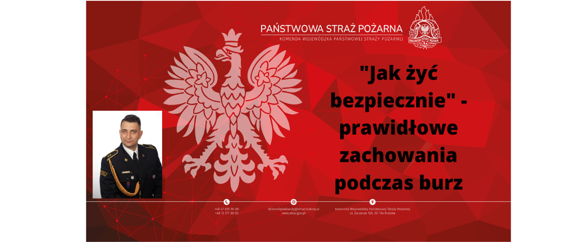 Jak żyć bezpiecznie - prawidłowe zachowania podczas burz