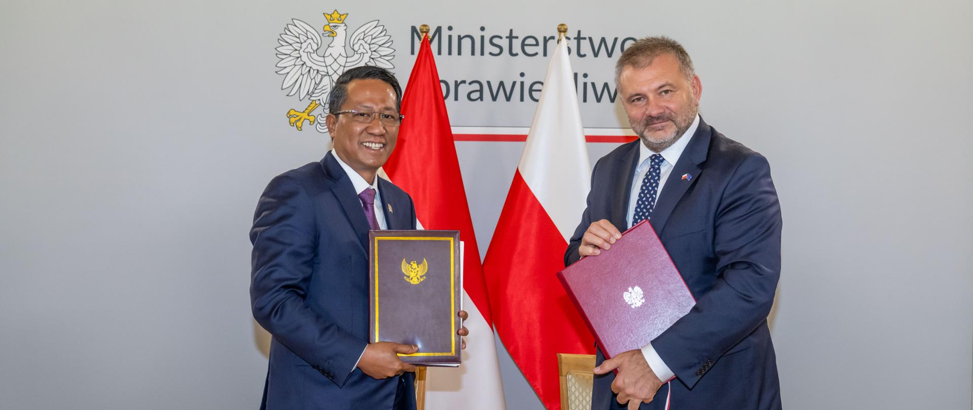 Podpisanie Umowy między Rzeczpospolitą Polską a Republiką Indonezji o wzajemnej pomocy prawnej w sprawach karnych