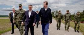 Wizyty Ministrów Spraw Wewnętrznych PL i IE na polsko-białoruskim przejściu granicznym Kuźnica Białostocka-Bruzgi
