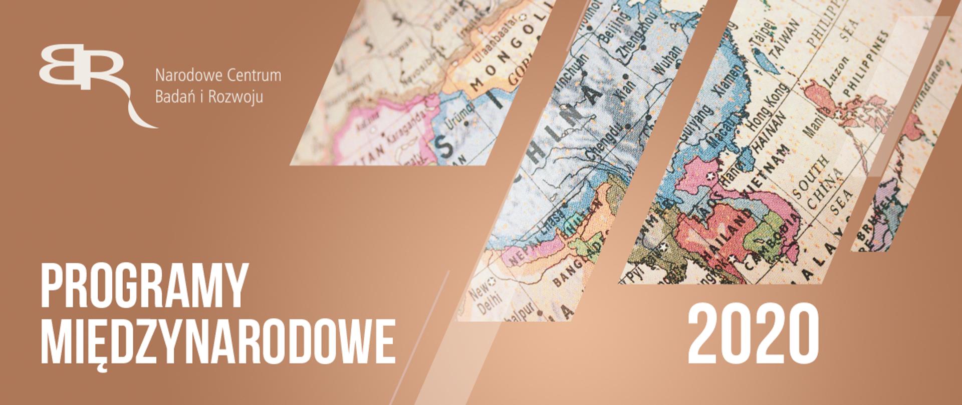 programy_międzynarodowe_2020 - w tle fragmenty mapy świata