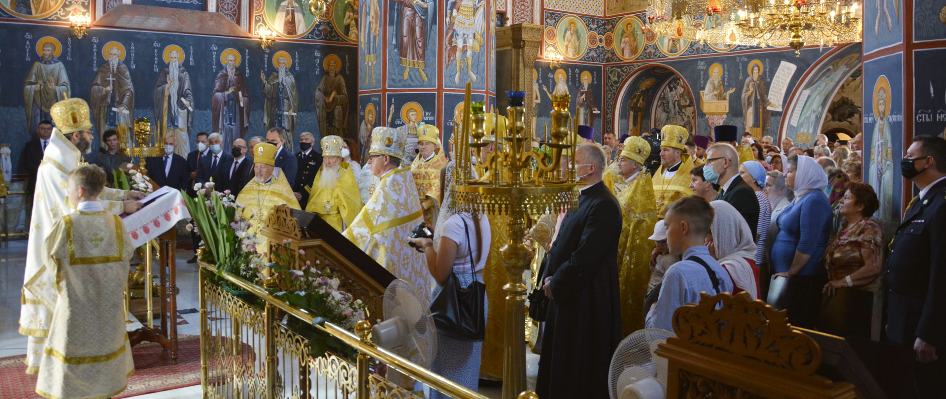 Uroczystość poświęcenia cerkwi Zwiastowania Bogurodzicy w Monasterze Supraskim