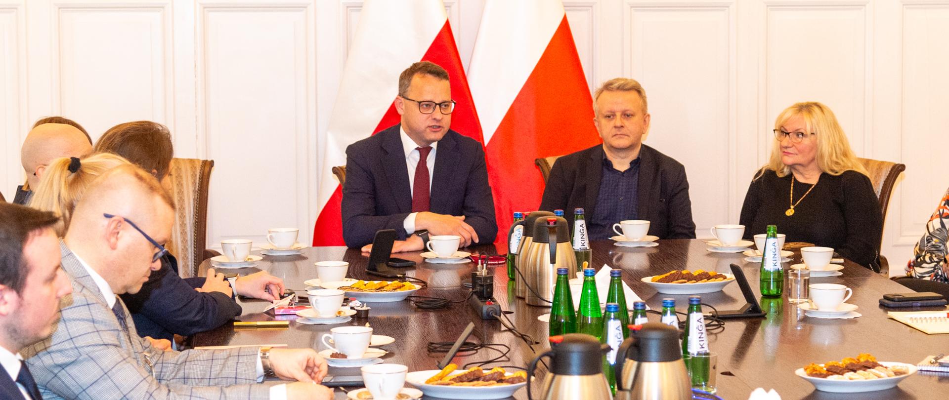 Spotkanie z podsekretarzem stanu Marcinem Romanowskim