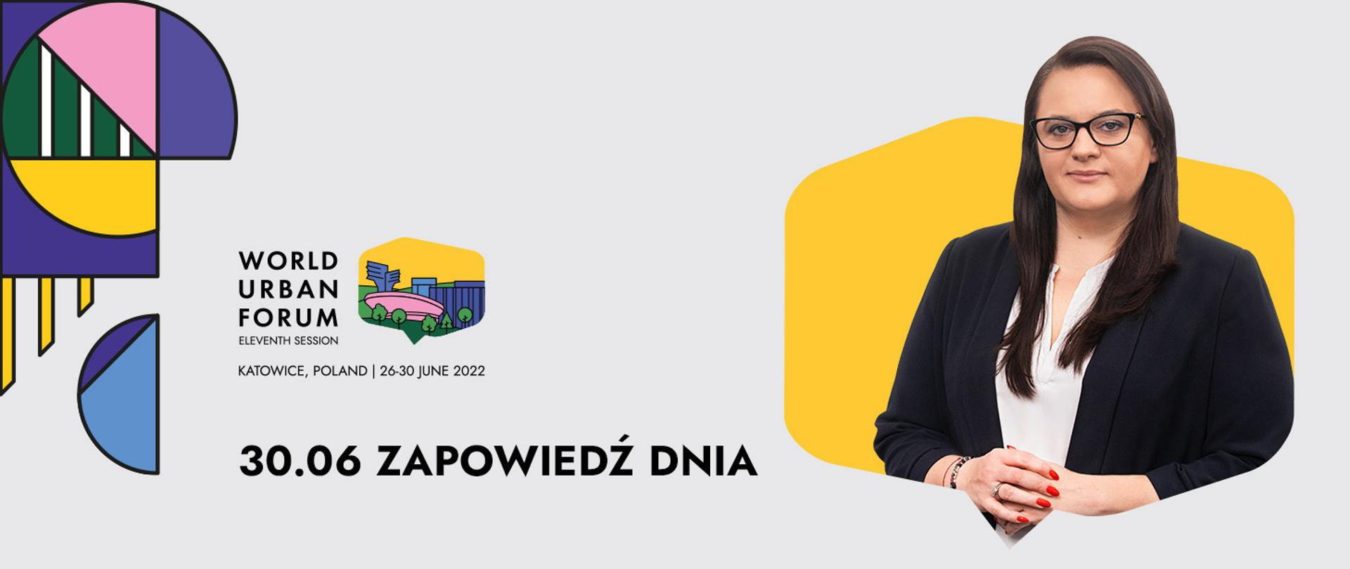 plakat zapowiedzi dnia ze zdjęciem wiceminister funduszy i polityki regionalnej Małgorzatą Jarosińską-Jedynak