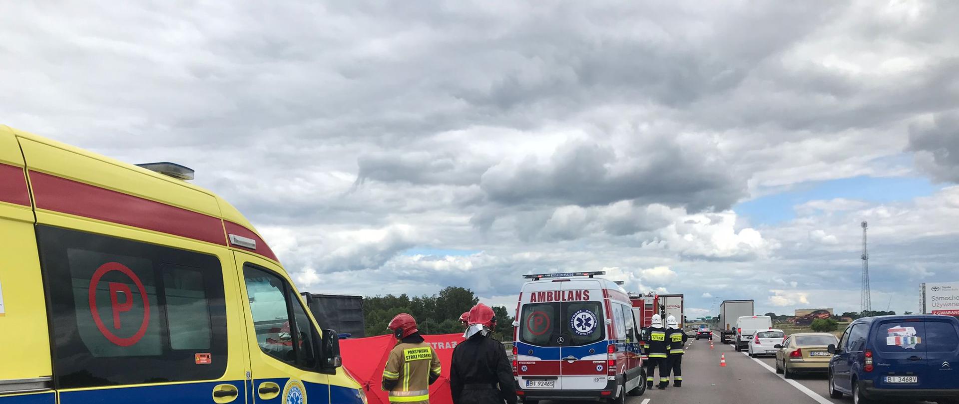 Śmiertelny wypadek motocyklisty na S8