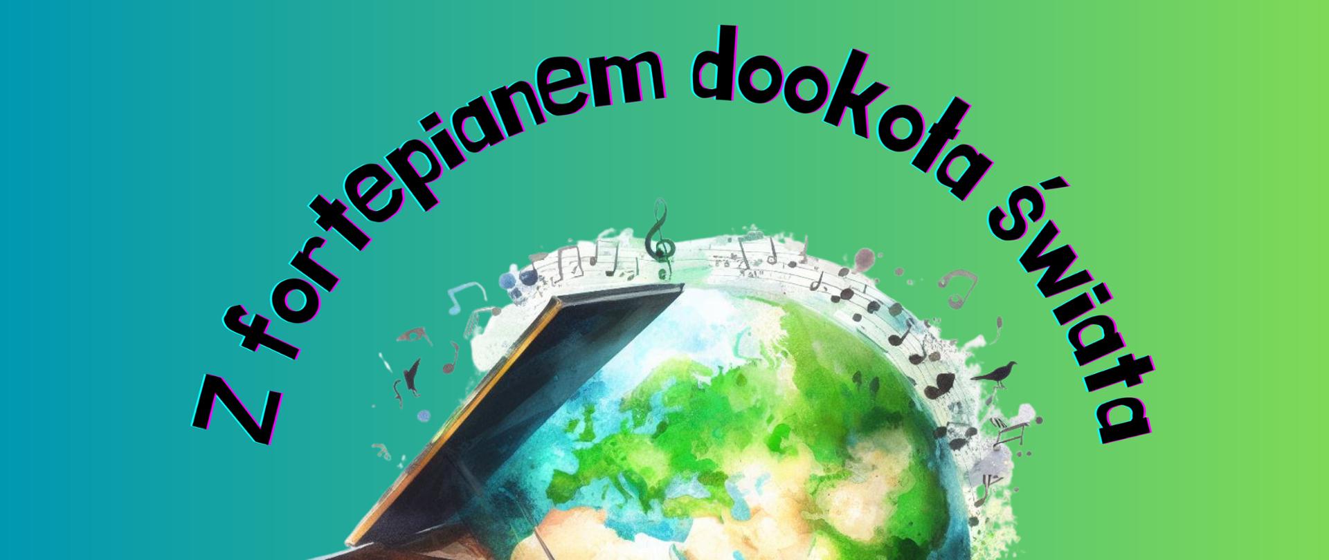 kolorowy plakat zapowiadający III Szkolny Festiwal Pianistyczny