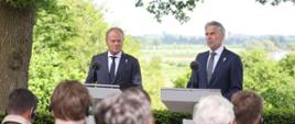 Premier Donald Tusk i Premier Dick Schoof