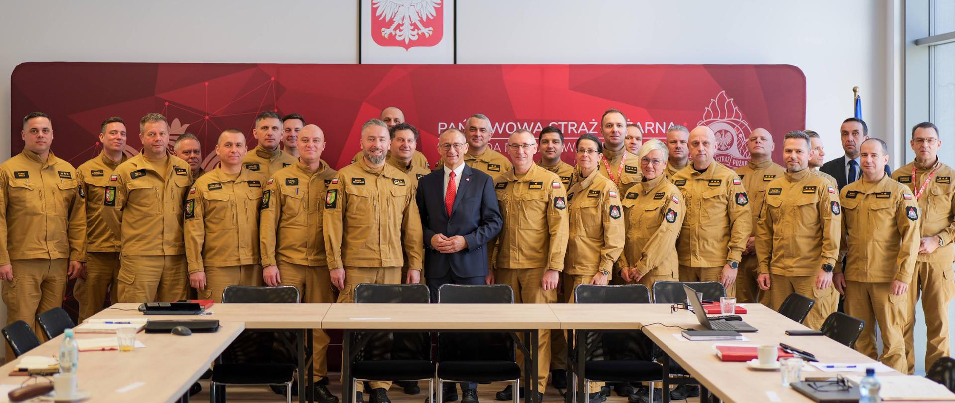 Spotkanie w KP PSP Żary