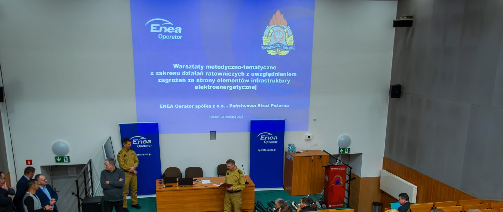 Warsztaty tematyczne dotyczące organizacji działań ratowniczych z uwzględnieniem zagrożeń wynikających z obecności elementów infrastruktury elektroenergetycznej