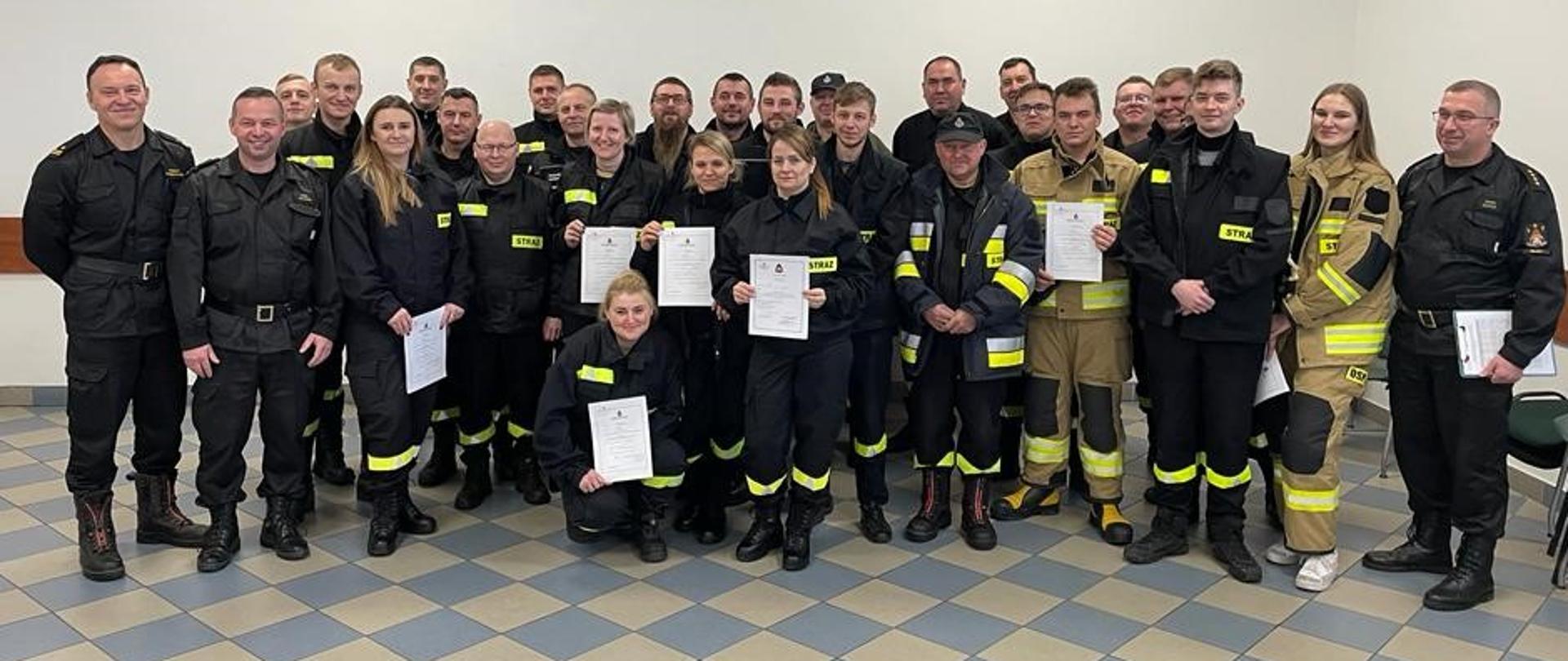 Zakończenie kursu podstawowego OSP