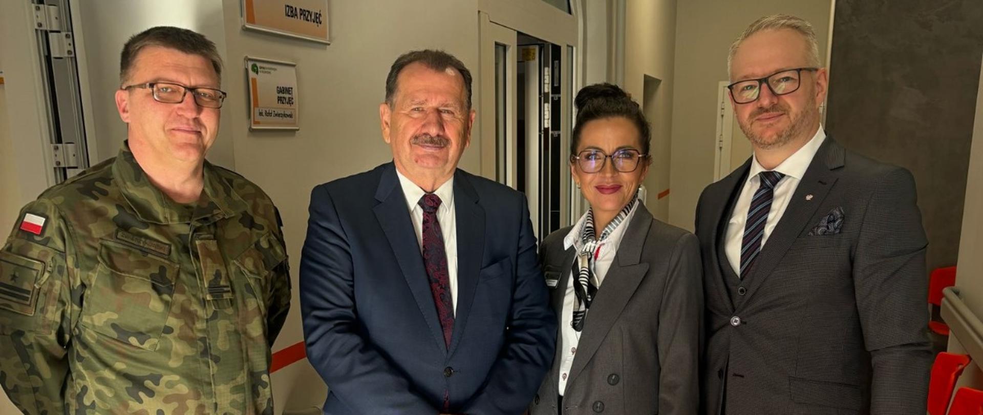 Wiceminister Aktywów Państwowych oraz Wojewoda odwiedzili Szpital Psychiatryczny w Węgorzewie