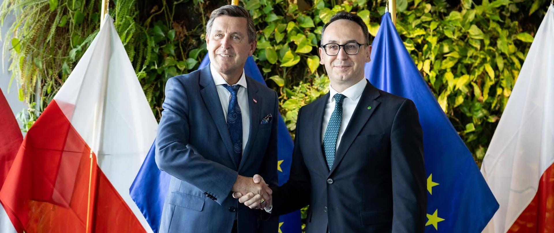 Wzmocnienie współpracy transportowej w ramach korytarza TEN-T Bałtyk–Adriatyk oraz wykorzystanie doświadczeń Austrii w rozwoju nowoczesnego systemu transportowego były głównymi tematami spotkania ministra infrastruktury Dariusza Klimczaka z ministrem innowacji, mobilności i infrastruktury Austrii Peterem Hanke. 