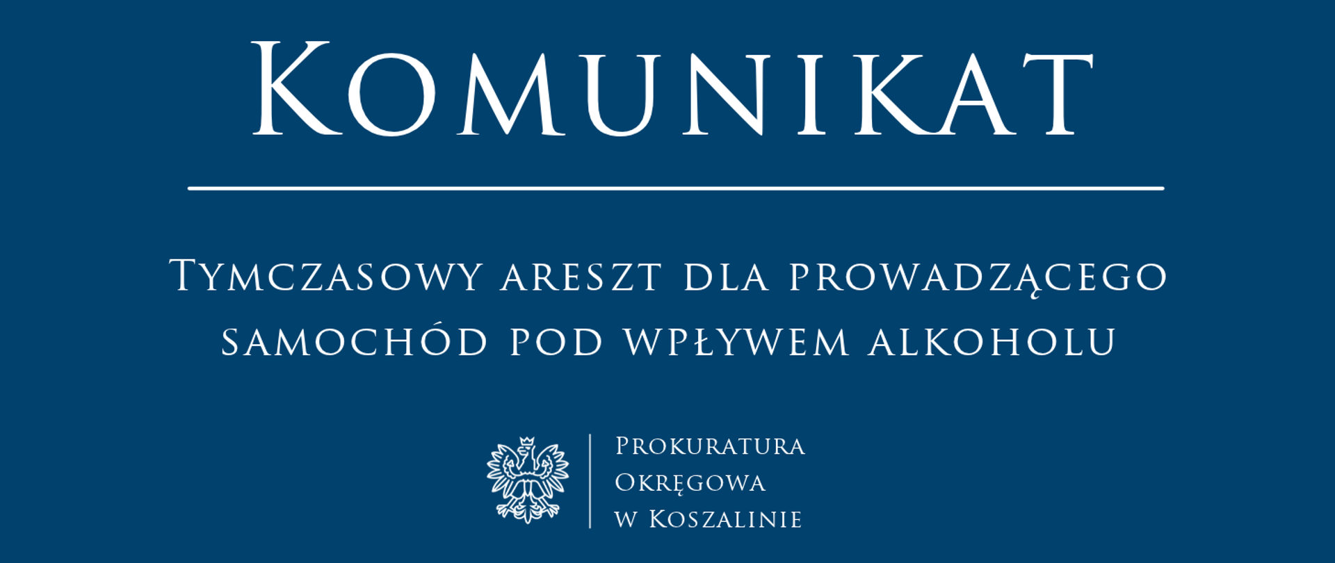 Tymczasowy areszt dla prowadzącego samochód pod wpływem alkoholu