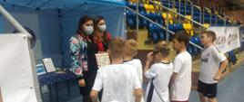 Punkt informacyjno - edukacyjny na Hali Arena 