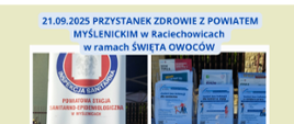 namiot edukacyjny podczas Przystanku Zdrowie w Raciechowicach 