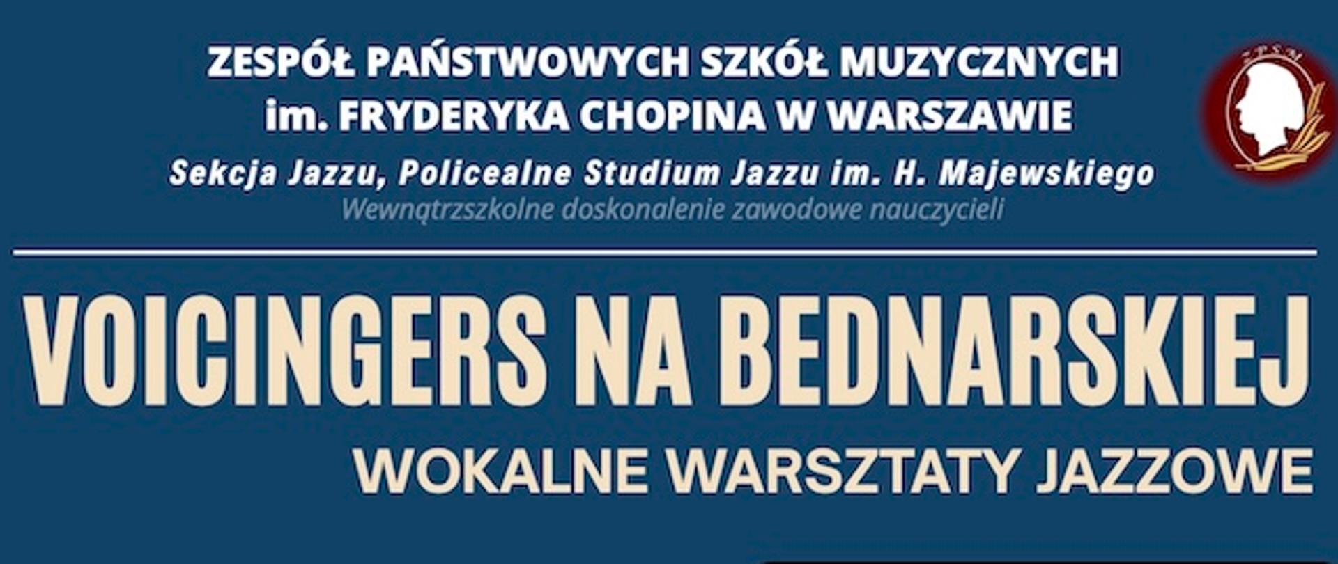Afisz - Wokalne warsztaty jazzowe - "Voicingers na Bednarskiej", 18-19.02.2026