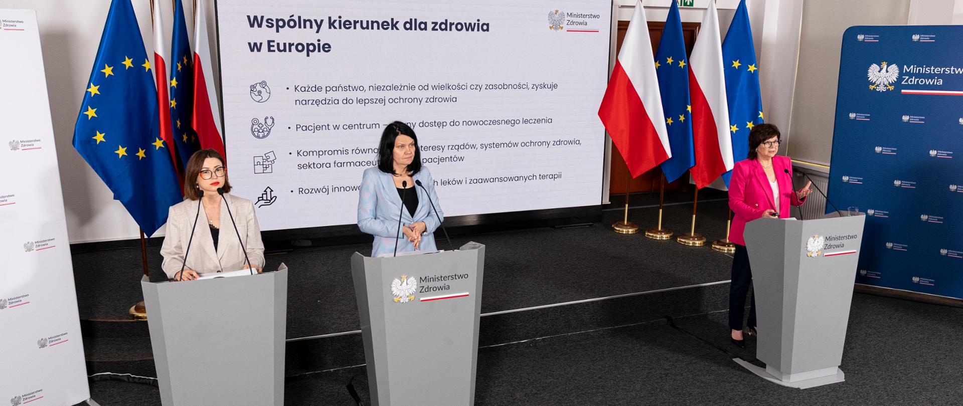 Konferencja prasowa dot. pakietu farmaceutycznego