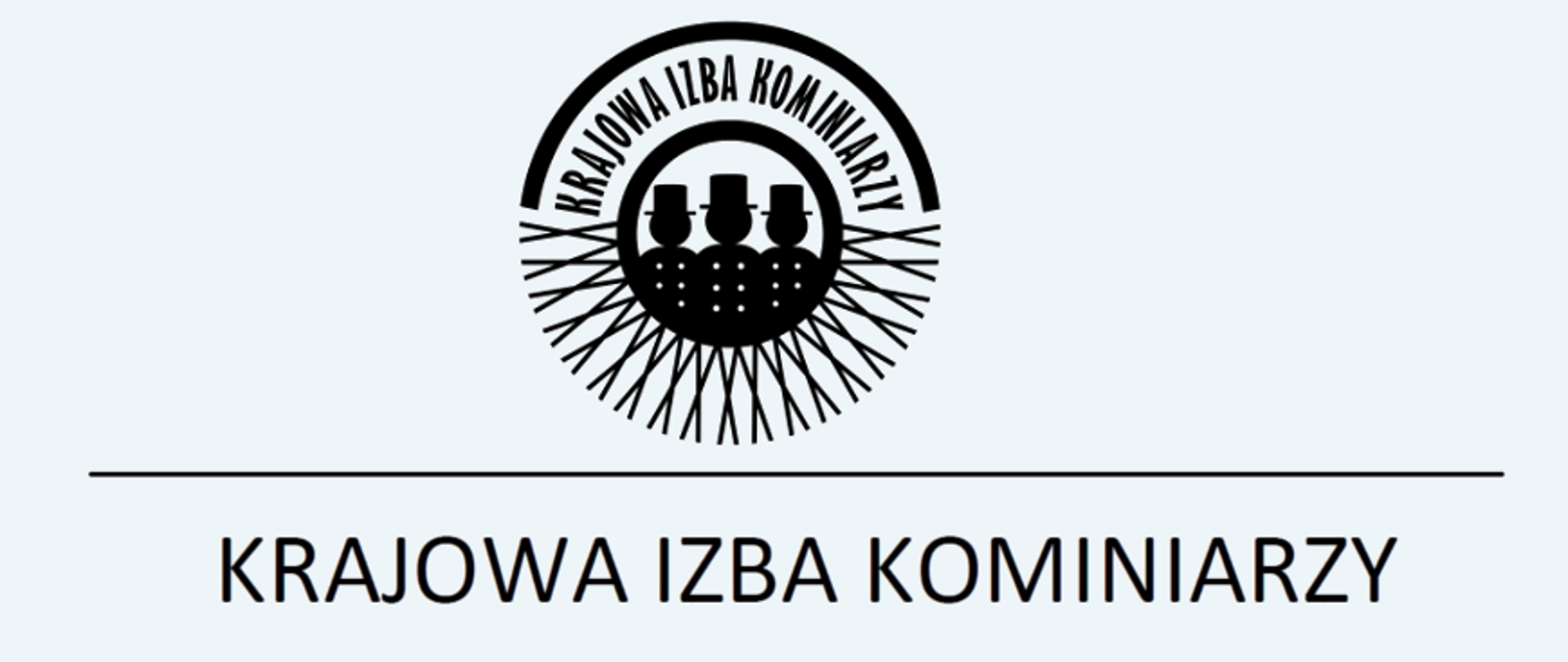 Zdjęcie przedstawia baner Krajowej Izby Kominiarzy