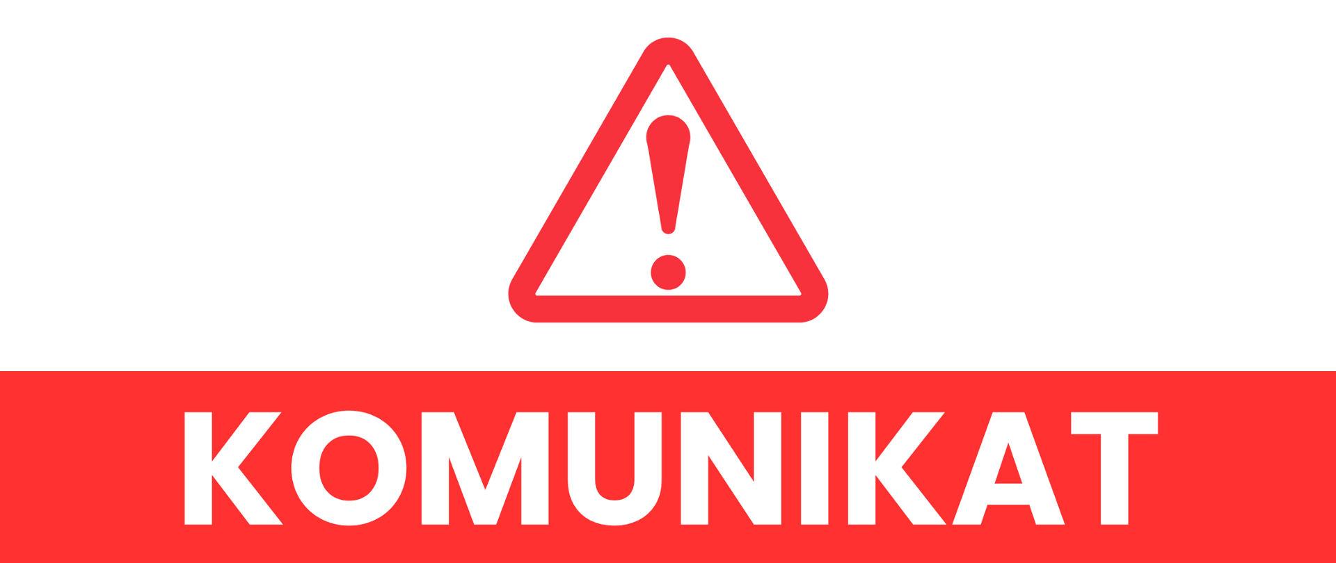 Komunikat czerwone