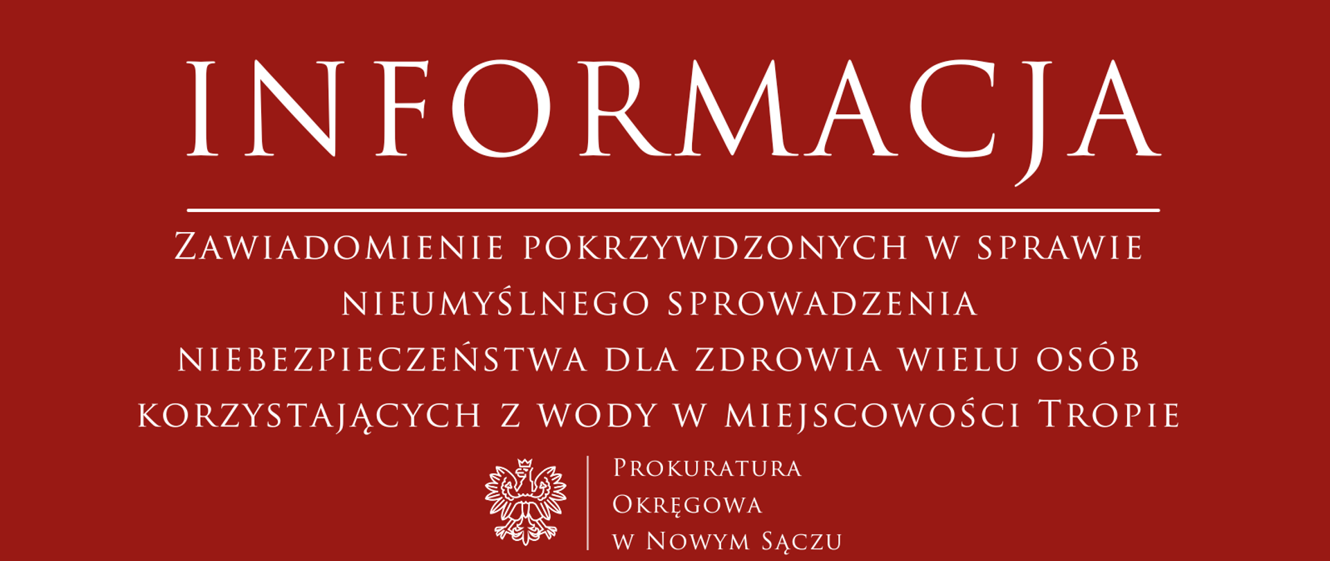 Zawiadomienie pokrzywdzonych