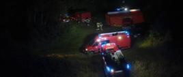 Początkowe działania prowadzono w porze nocnej.