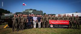 Odwiedziny polskich żołnierzy przez Ambasadora Krzysztofa Olendzkiego podczas budowy mostu w Meżicy