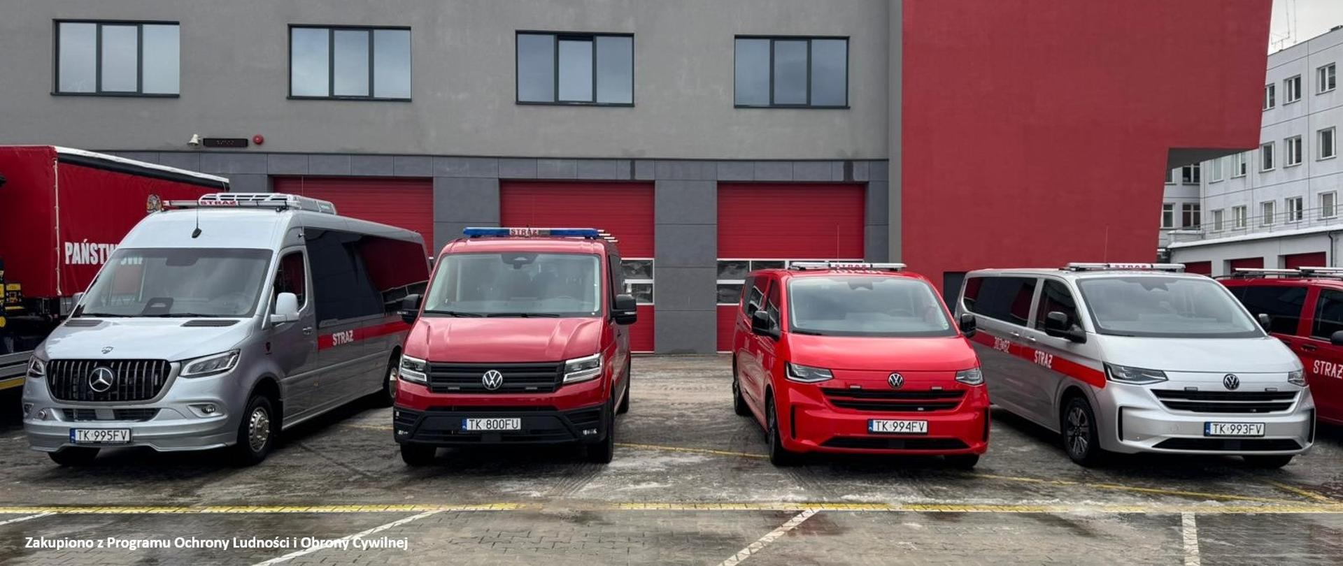 Zdjęcie przedstawia sprzęt zakupiony dla kieleckich strażaków z Programu Ochrony Ludności i Obrony Cywilnej