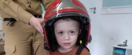 Wizyta strażaków w Akademii Wiedzy i Zabawy w Obornikach