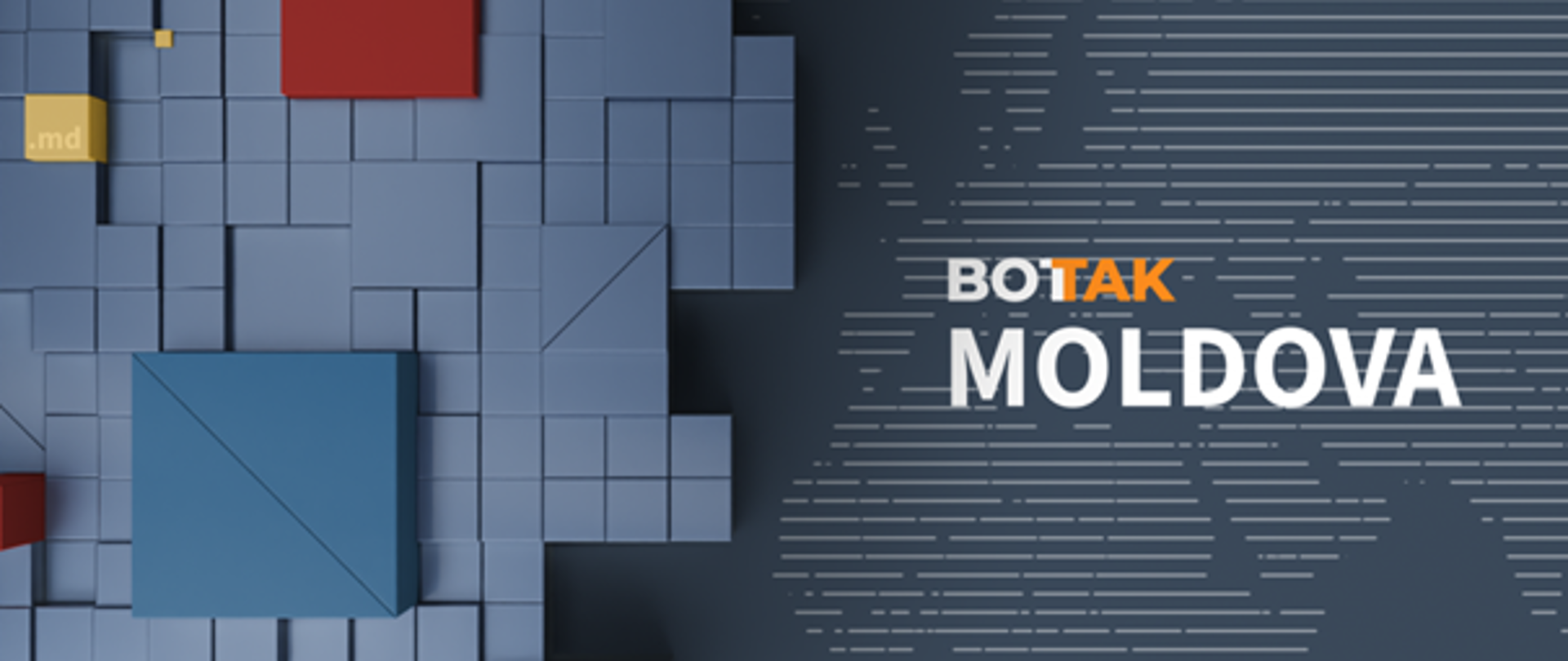 Zdjęcie przedstawia logo telewizji Vot Tak Moldova.