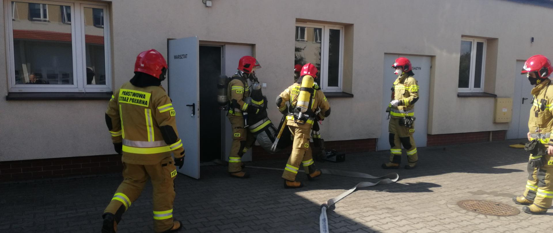 Ćwiczenia pożary wewnętrzne