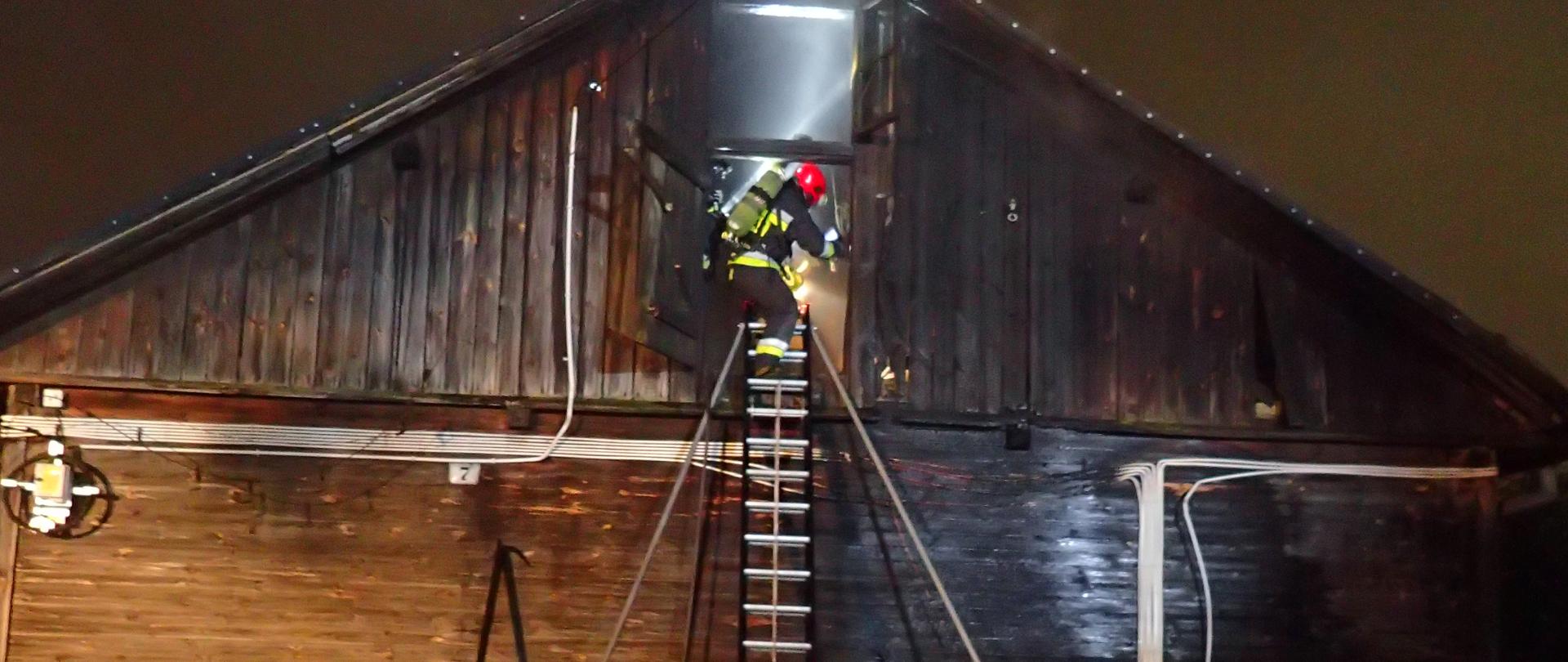 Budynek wielorodzinny Starachowice ul. Bugaj - pożar